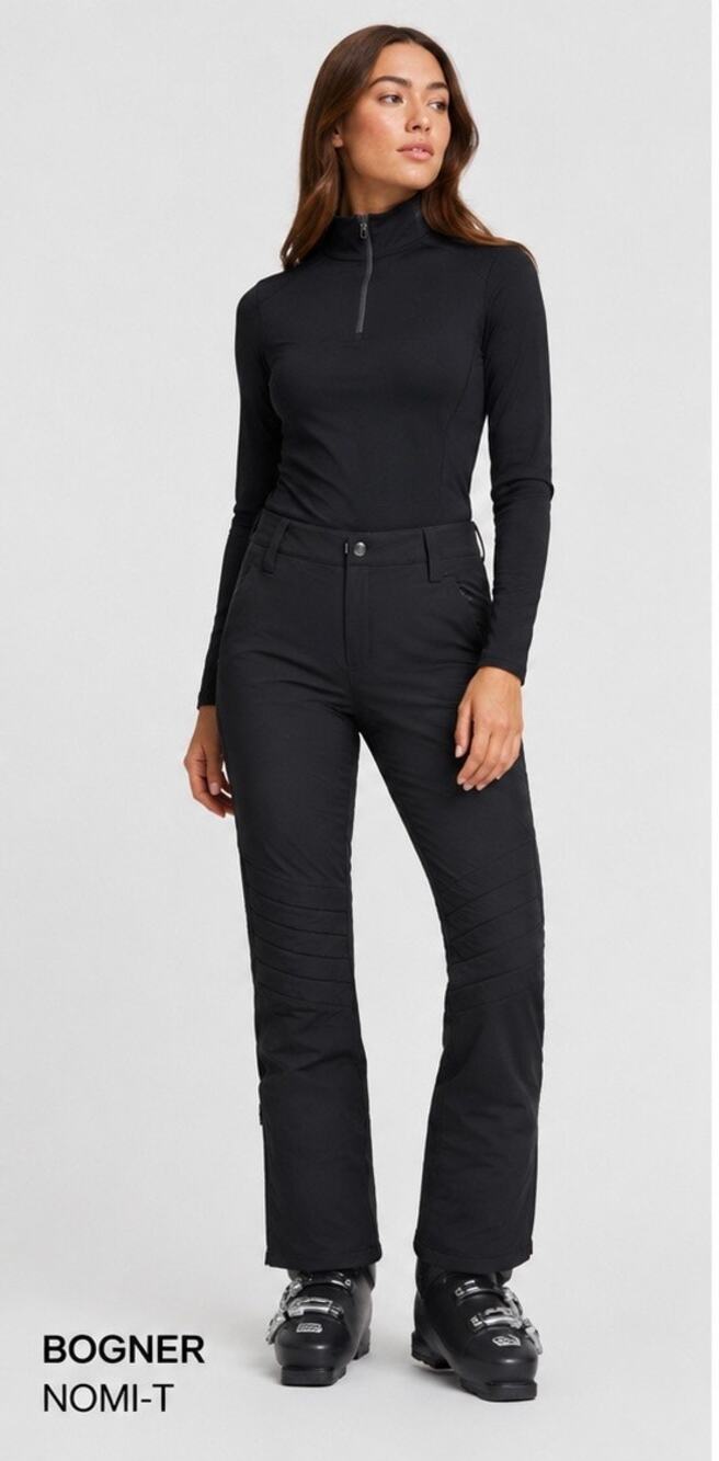 Bogner Nomi-T Women’s Black 3-Layer Stretch Ski Pants EU 34 US 4 XS NWT